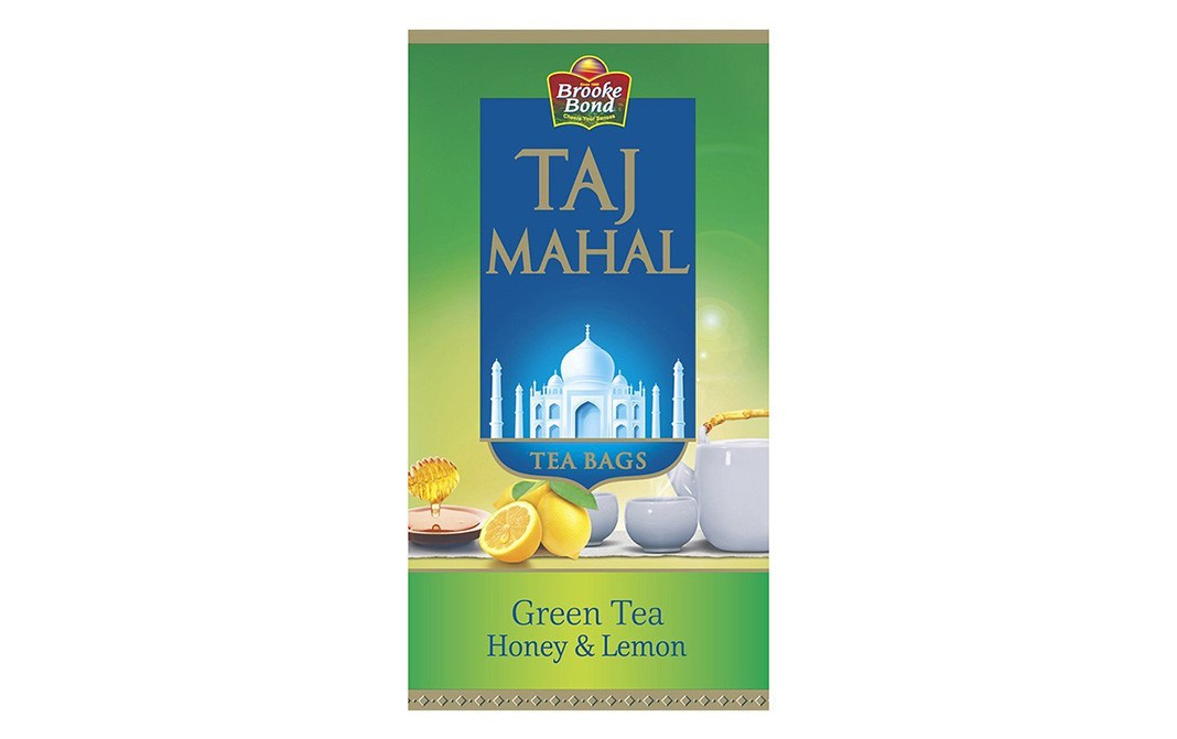 Brooke Bond Taj Mahal Green Tea Honey & Lemon   Box  25 pcs